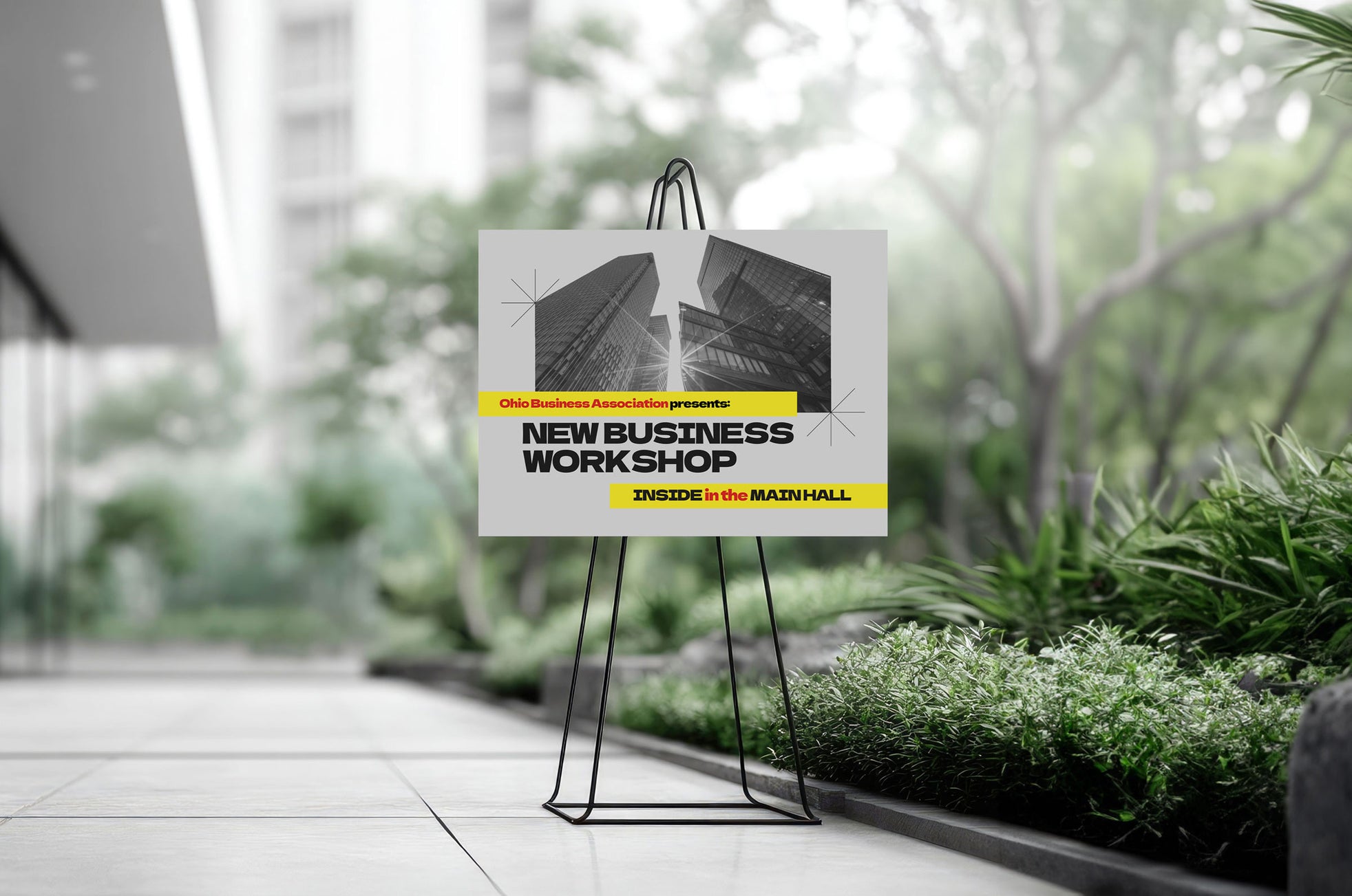 24" x 18" Event Signs | Foam Core | 3/16" Thick | Direct Printed